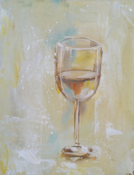 Chardonnay painting Kym De Los Reyes - Christenberry Collection