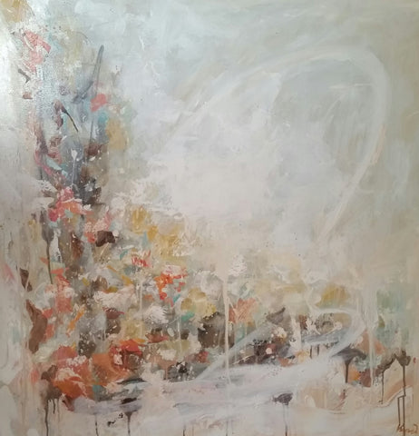 Autumn's Corner painting Kym De Los Reyes - Christenberry Collection