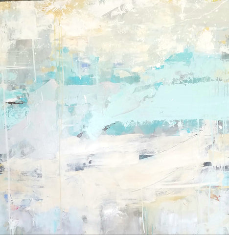 Grey Skies painting Kym De Los Reyes - Christenberry Collection