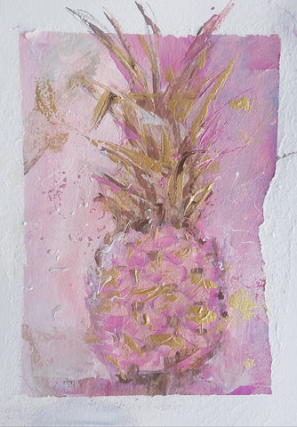 Sweet and Pink painting Kym De Los Reyes - Christenberry Collection