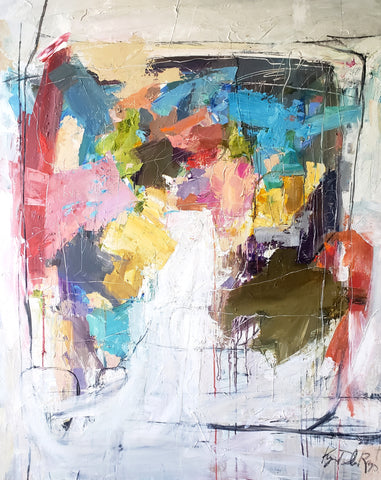 Don't Rain on My Parade painting Kym De Los Reyes - Christenberry Collection