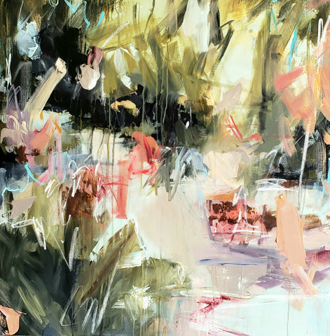 Haven painting Kym De Los Reyes - Christenberry Collection