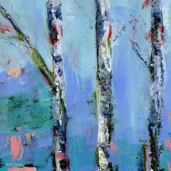 Serene Walk in the Woods painting Pamela Wingard - Christenberry Collection