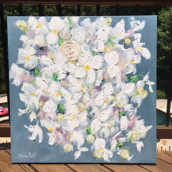 Wedding Bouquet Commissions by Emma Bell painting Emma Bell - Christenberry Collection