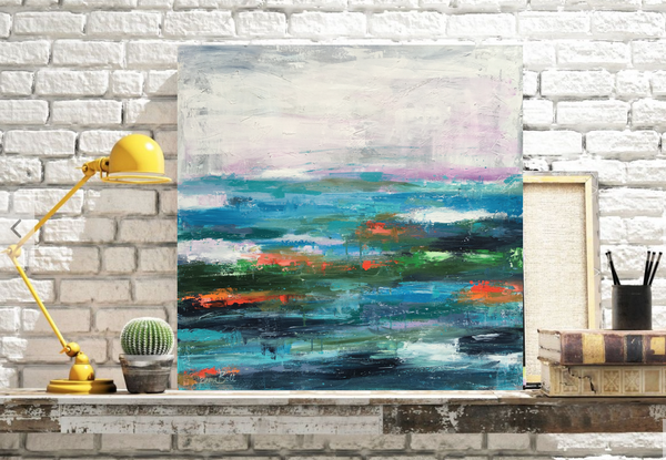 Carolina on the Water 2 painting Emma Bell - Christenberry Collection