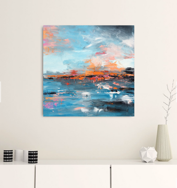 A Carolina Sky painting Emma Bell - Christenberry Collection