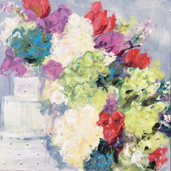 Wedding Bouquet Commissions by Emma Bell painting Emma Bell - Christenberry Collection