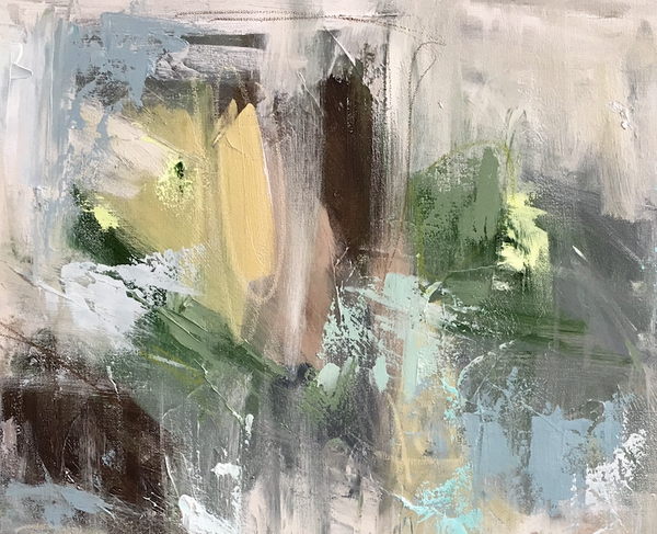Muted Mint Delight painting Emma Bell - Christenberry Collection