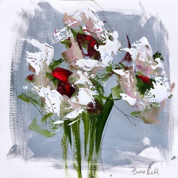 Florals on Paper X painting Emma Bell - Christenberry Collection