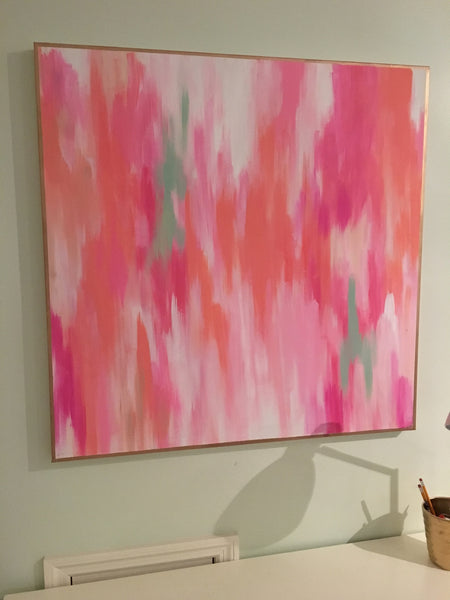 Tickled Pink painting Lauren Neville - Christenberry Collection