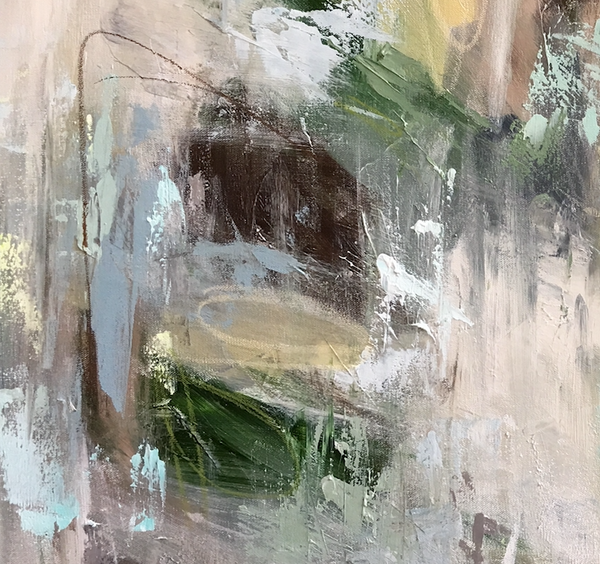 Muted Mint Delight painting Emma Bell - Christenberry Collection