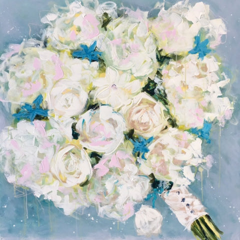 Wedding Bouquet Commissions by Emma Bell painting Emma Bell - Christenberry Collection