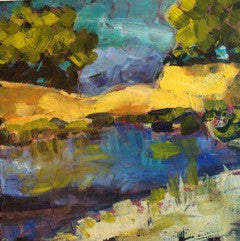 Landscape 2 painting Pamela Wingard - Christenberry Collection