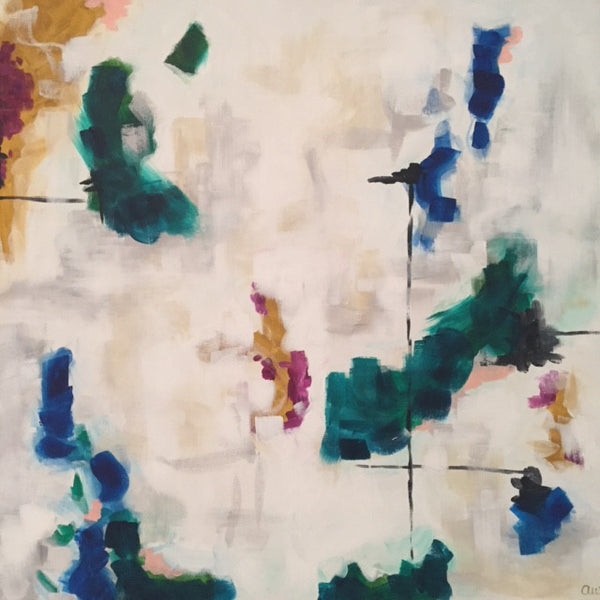 Midnight 1 & 2 painting Ashley Williams - Christenberry Collection