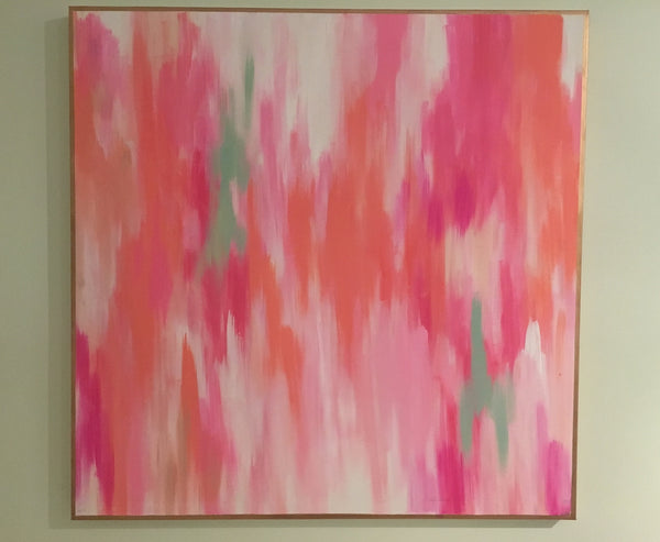 Tickled Pink painting Lauren Neville - Christenberry Collection