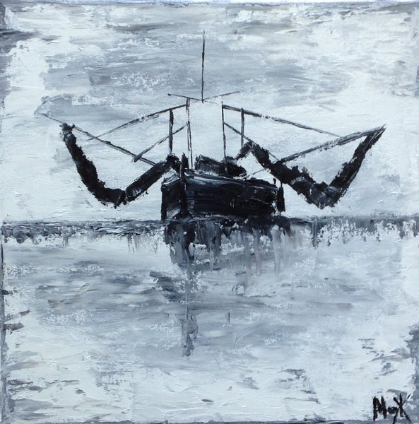 Shrimp Boat painting Mary Kathryn Kendig - Christenberry Collection