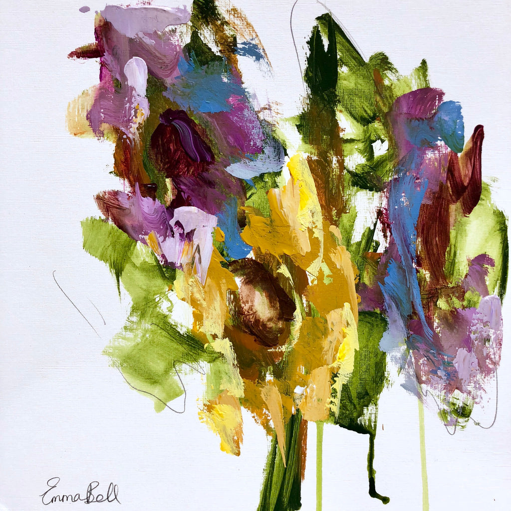 Florals on Paper I painting Emma Bell - Christenberry Collection