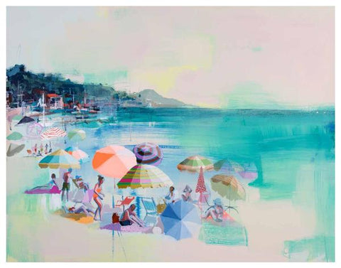 Riviera Rays painting Teil Duncan - Christenberry Collection