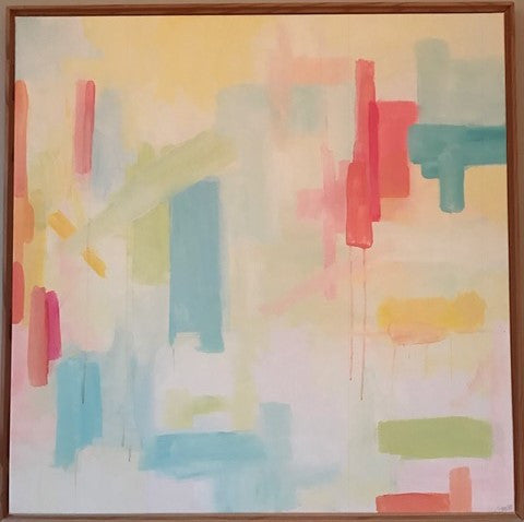Country Club painting Jane Marie Edwards - Christenberry Collection
