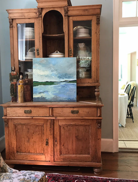 Stormy Marsh painting Braden Grafe - Christenberry Collection