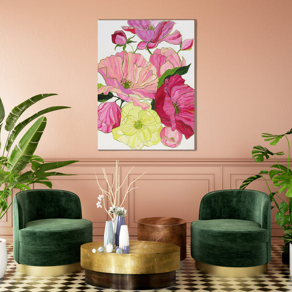 Blooms of Eden painting Kristin Cooney - Christenberry Collection