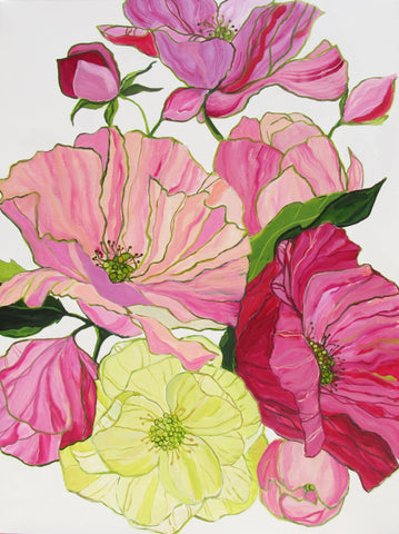 Blooms of Eden painting Kristin Cooney - Christenberry Collection