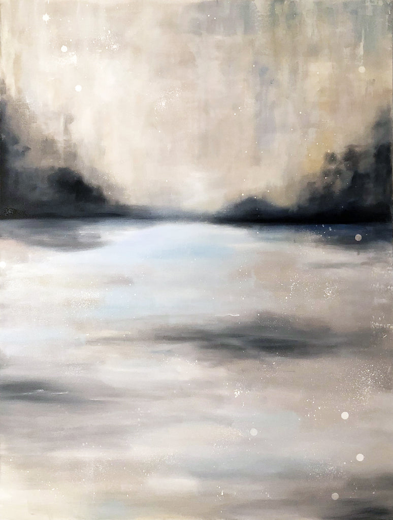 Blue Lagoon painting Kristin Cooney - Christenberry Collection