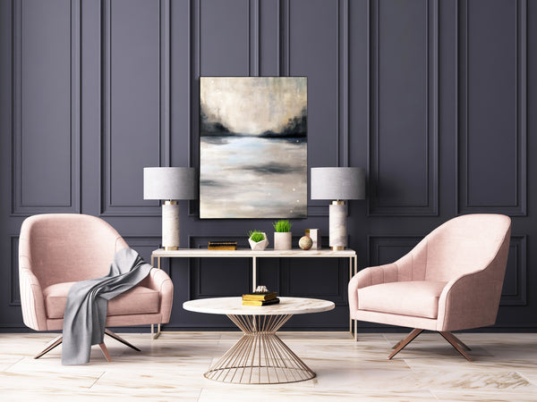 Blue Lagoon painting Kristin Cooney - Christenberry Collection
