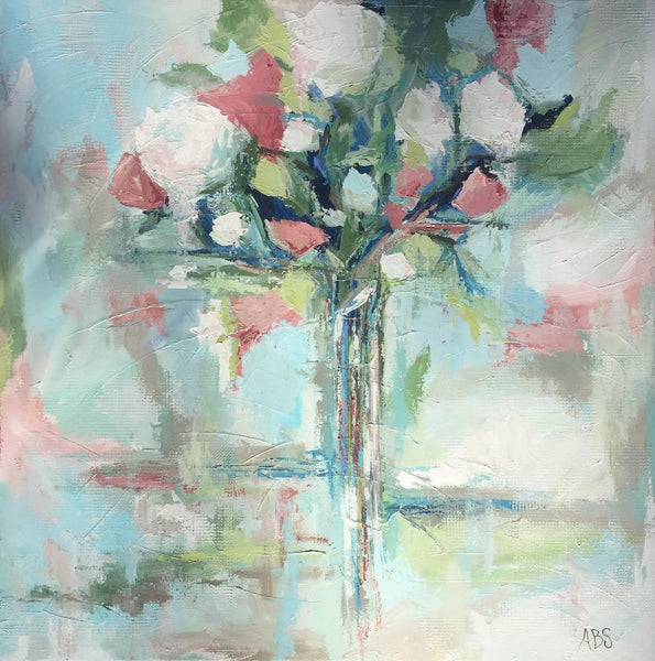 Bouquet painting Ann Schwartz - Christenberry Collection