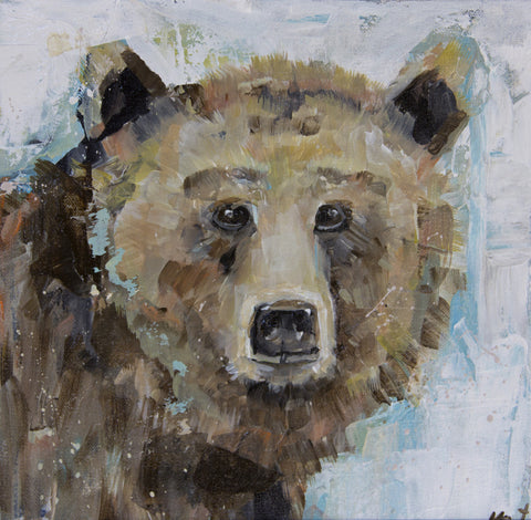 Animal - Brother Bear painting Kym De Los Reyes - Christenberry Collection