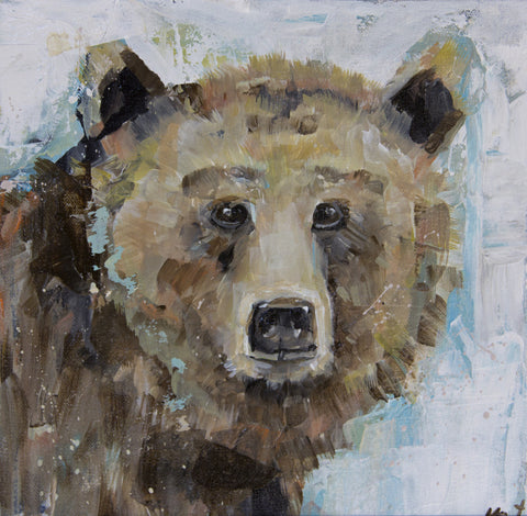 Animal - Brother Bear painting Kym De Los Reyes - Christenberry Collection