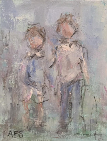 Brothers painting Ann Schwartz - Christenberry Collection