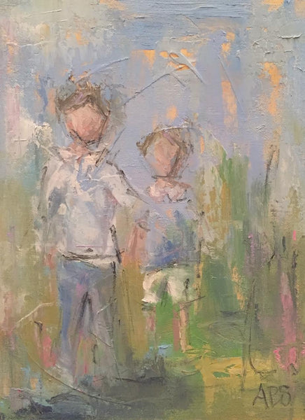 Brothers painting Ann Schwartz - Christenberry Collection