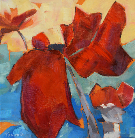 Bundle of Tantrums I painting Kathy Morawiec - Christenberry Collection