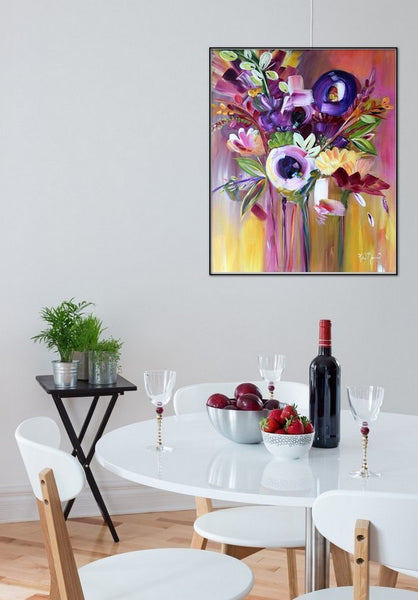 Cabernet Kinda Day painting Kathy Morawiec - Christenberry Collection