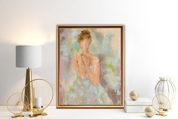 Claire painting Kristin Cooney - Christenberry Collection