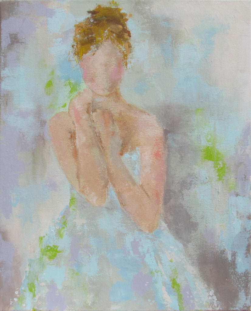 Claire painting Kristin Cooney - Christenberry Collection