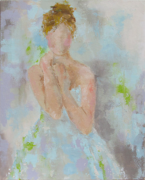 Claire painting Kristin Cooney - Christenberry Collection
