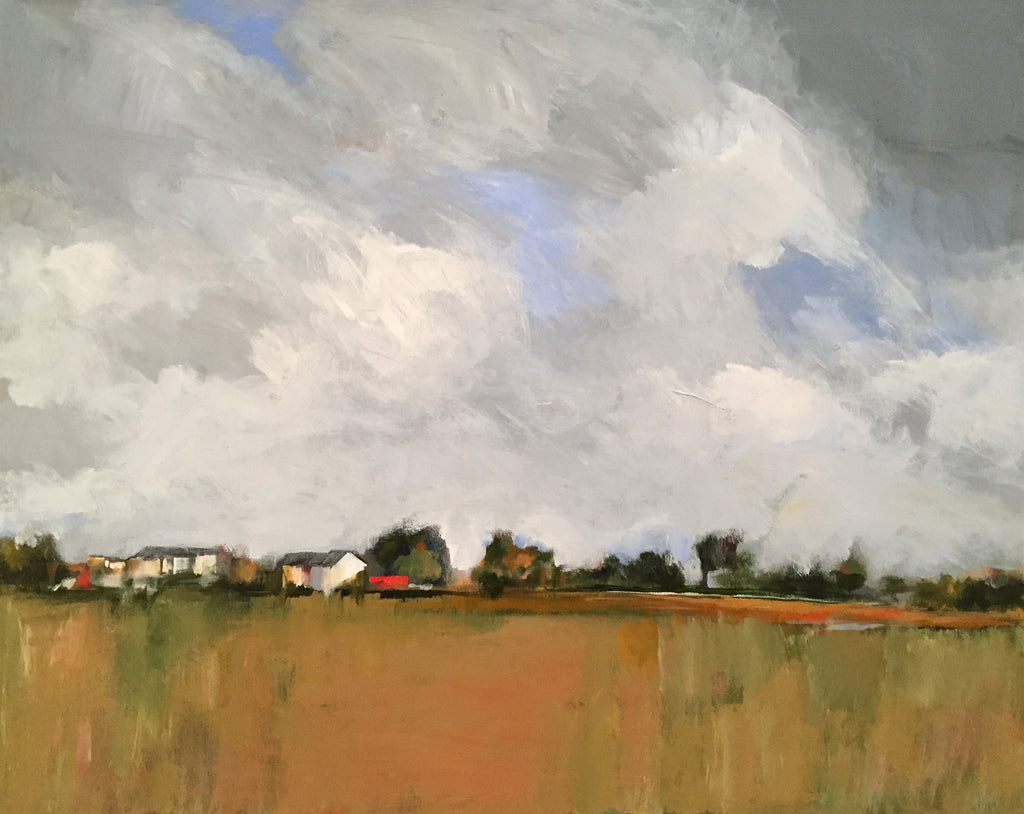 Clearing Skies painting Molly Wright - Christenberry Collection