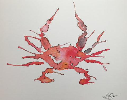 Crabs in a Bucket painting Kaki Dixon - Christenberry Collection