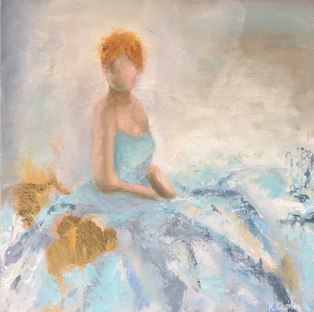 Evelyn painting Kristin Cooney - Christenberry Collection