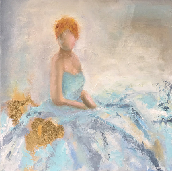 Evelyn painting Kristin Cooney - Christenberry Collection