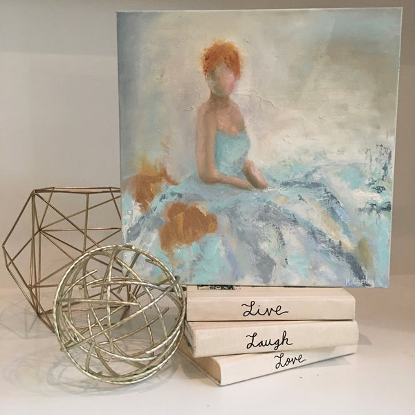 Evelyn painting Kristin Cooney - Christenberry Collection