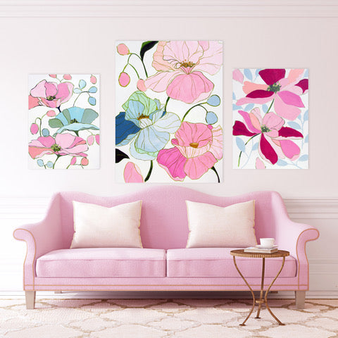 Bodacious Blooms painting Kristin Cooney - Christenberry Collection