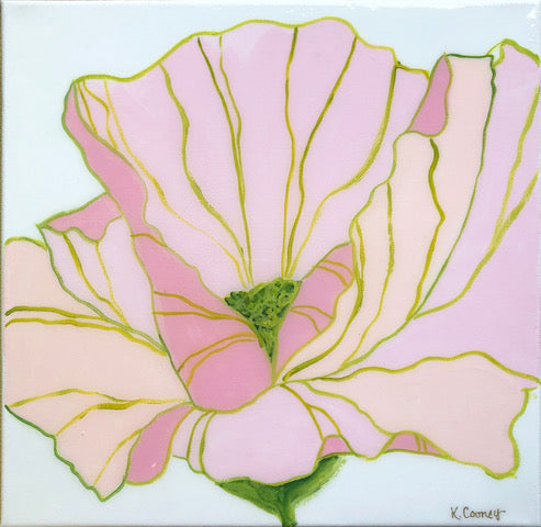 Small Floral III painting Kristin Cooney - Christenberry Collection