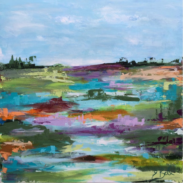 Marshland painting Emma Bell - Christenberry Collection