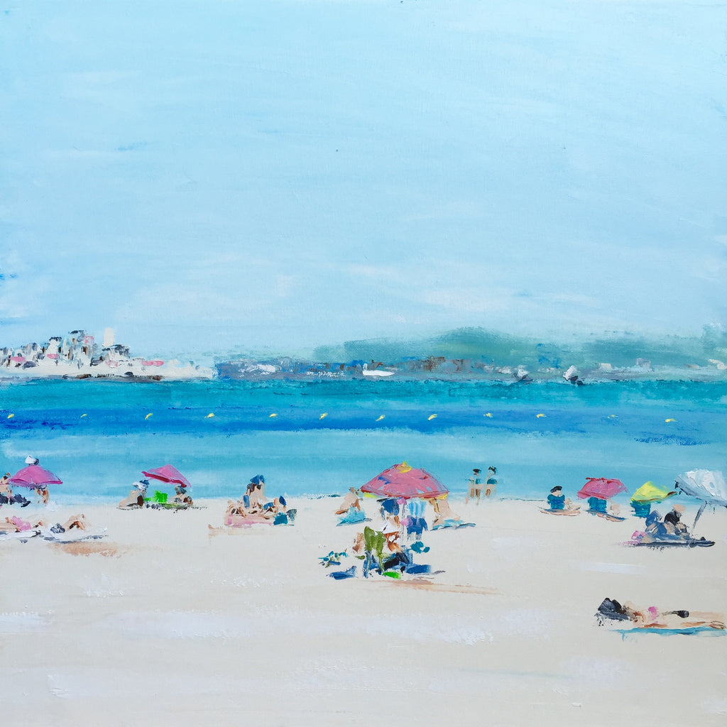 Beach Life - A Tranquil Day painting Emma Bell - Christenberry Collection