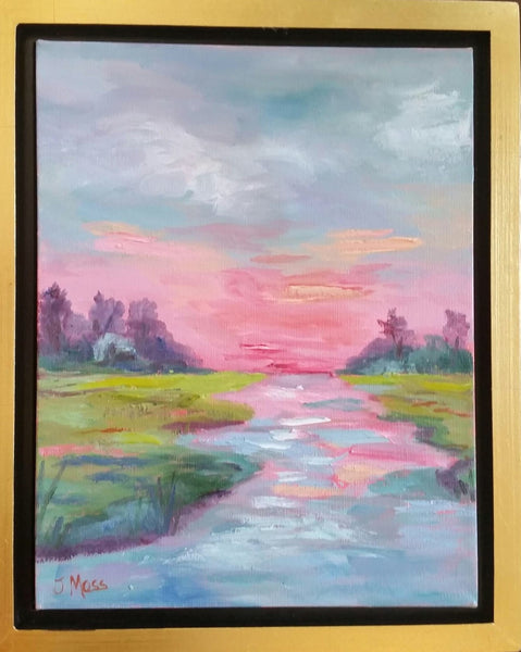 Carolina Coastal painting Jenny Moss - Christenberry Collection