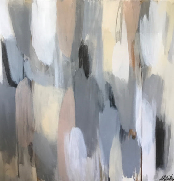 Contemplation: Tonal Juxtaposition painting Sue Sartor - Christenberry Collection