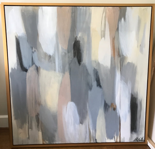 Contemplation: Tonal Juxtaposition painting Sue Sartor - Christenberry Collection